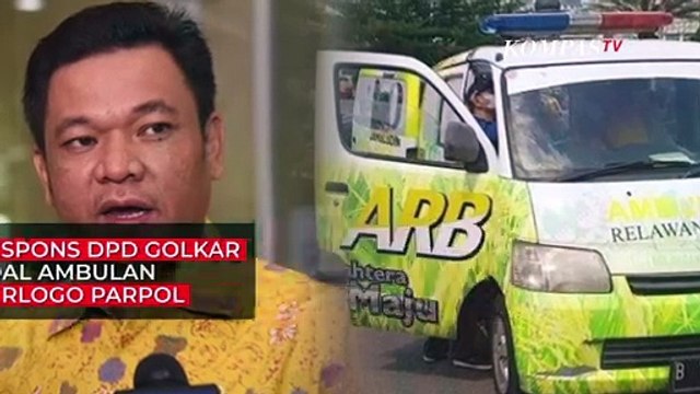 Golkar Beri Klarifikasi Soal Ambulans Berlogo Parpol Terobos One Way