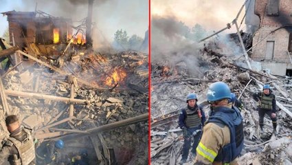 Luhansk Valisi: Rusya'nın okula düzenlendiği hava saldırısında 60 vatandaşımız hayatını kaybetti