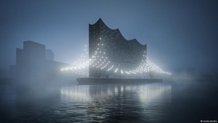 أمواج متكسرة: فن ضوئي باستخدام درونات