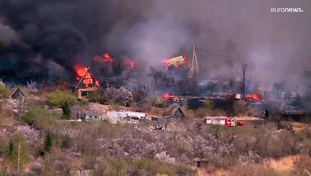 Sibéria combate fogos florestais