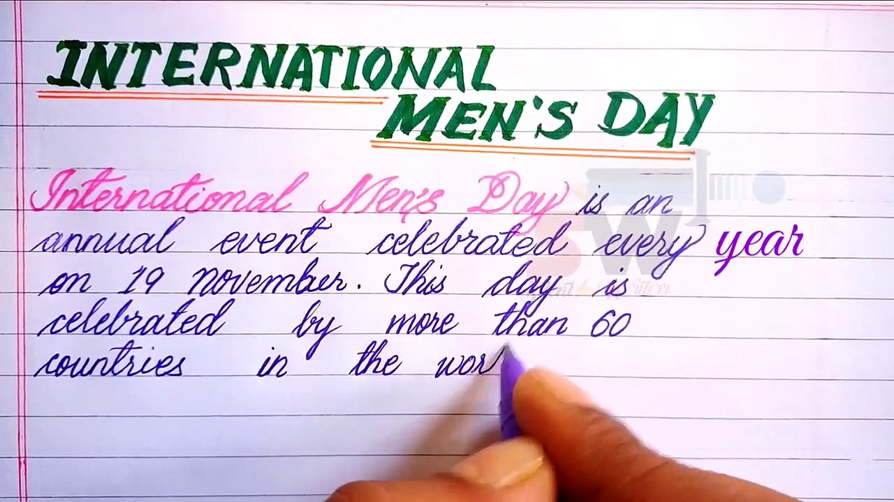 Essay on International men's day in English_short essay on international men's day_about men's day
