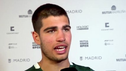 ATP - Madrid 2022 - Carlos Alcaraz : ""I think I'm capable of playing against the best players in the world and beating them too"