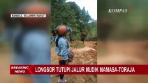 Bencana Tanah Longsor Tutup Sejumlah Titik Jalur Mudik di Mamasa-Toraja