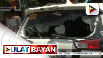 Sasakyan ng grupo ng mayor ng Cotabato City, pinagbabato at pinaghahampas; Gulo, sumiklab dahil sa delayed na pagbiyahe ng VCMs