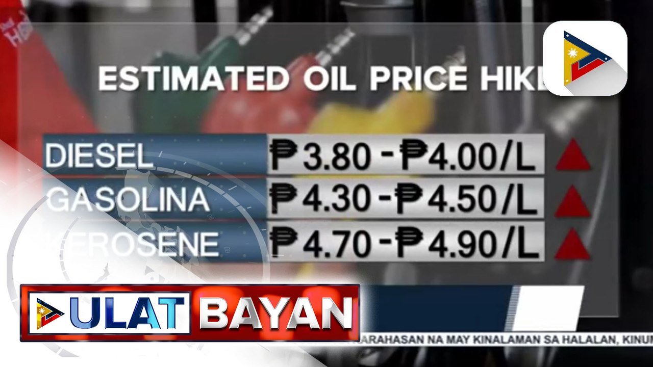 Higit P4 taas-presyo sa produktong petrolyo, asahan sa papasok na linggo