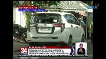 Sasakyan ng staff ng isang kandidato sa Cotabato City, Hinampas sa gitna ng paghahatid ng mga VCM sa polling precincts | 24 Oras Weekend