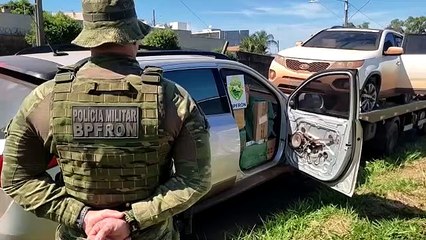 Dois veículos carregados com cigarros são apreendidos durante ação do BPFron em Umuarama
