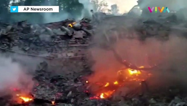 Sekolah di Ukraina Hancur Lebur Dibombardir Pasukan Rusia