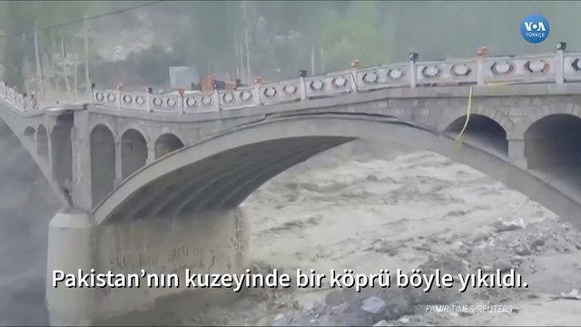 Köprünün Yıkılma Anı Kamerada