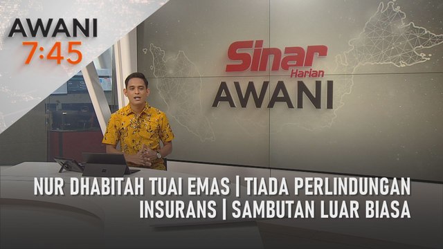 AWANI 7:45 [08/05/2022] - Nur Dhabitah tuai emas | Tiada perlindungan insurans | Sambutan luar biasa