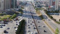 İstanbul'da pazar günü trafik yoğunluğu yüzde 49'lara ulaştı