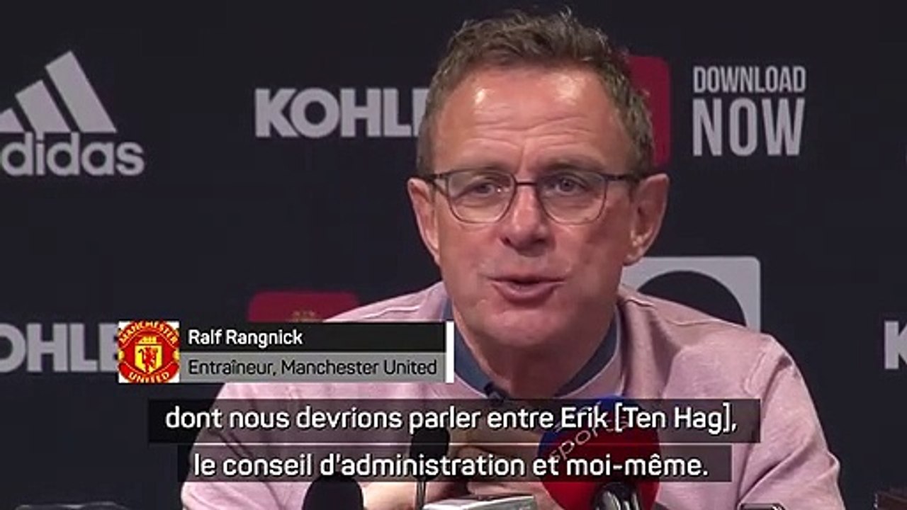 Ralf Rangnick attend de parler du futur de Cristiano Ronaldo avec Erik Ten Hag