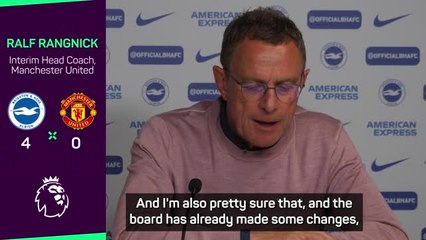 Download Video: Rangnick ‘very positive’ about Man United’s future with Ten Hag