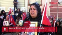 Anneler Günü'ne de evlat nöbetinde girdiler