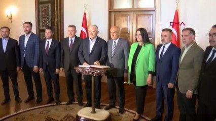 BİNALİ YILDIRIM: BİZE DÜŞEN GÜÇLÜ OLMAK, MASUM VE MAĞDUR İNSANLARA DESTEK OLMAKTIR