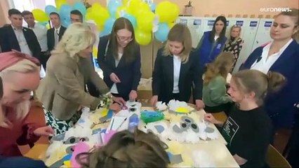 Jill Biden überraschend in der Ukraine, trifft Olena Selenska