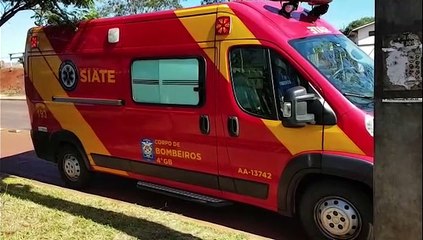 Queda de Veículo é registrado no Santa Cruz, em Cascavel