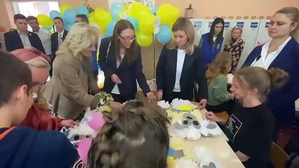 Jill Biden realiza visita surpresa à Ucrânia
