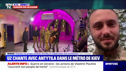 "Une histoire incroyable, à dormir debout": un chanteur ukrainien raconte sa rencontre avec Bono à Kiev