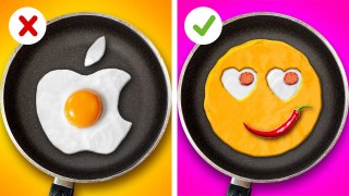 GENIUS COOKING HACKS FOR BREAKFAST Brilliant Ideas And Challenges To Make Food by 123 GO Like