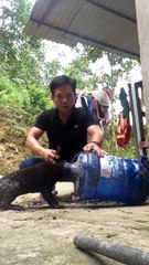 Rescuing a Puppy Stuck in a Water Bottle