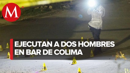 Reportan asesinato de dos hombres en bar en Colima