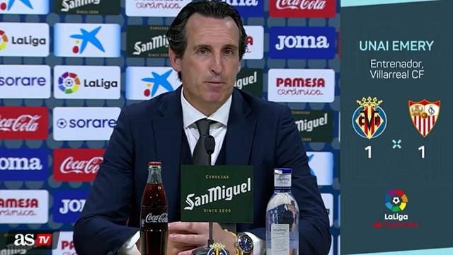 Rueda de prensa de Unai Emery