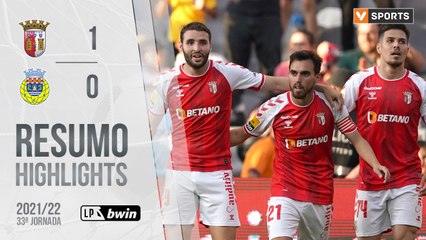 Highlights: SC Braga 1-0 FC Arouca (Liga 21/22 #33)