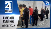 Noticias Ecuador: Noticiero 24 Horas 08/05/2022 (Emisión Dominical - Central)