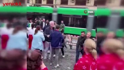 Alçaklar! İsviçre'de PKK yandaşları Türklere saldırdı