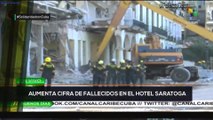 teleSUR Noticias 16:30 08-05: La cifra de fallecidos en hotel Saratoga en Cuba asciende a 30