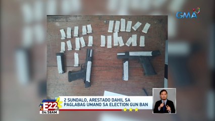2 sundalo, arestado dahil sa paglabag umano sa Election gun ban | Eleksyon 2022