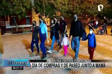 Día de la Madre: abarrotan centros comerciales y de esparcimiento para celebrar en familia