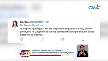 Paghahanda ng ating mga Kapuso para sa eleksyon mamaya | Eleksyon 2022
