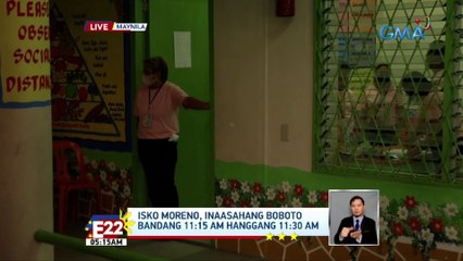 Isko Moreno, inaasahang boboto bandang 11:15 a.m. hanggang 11:30 a.m. | Eleksyon 2022