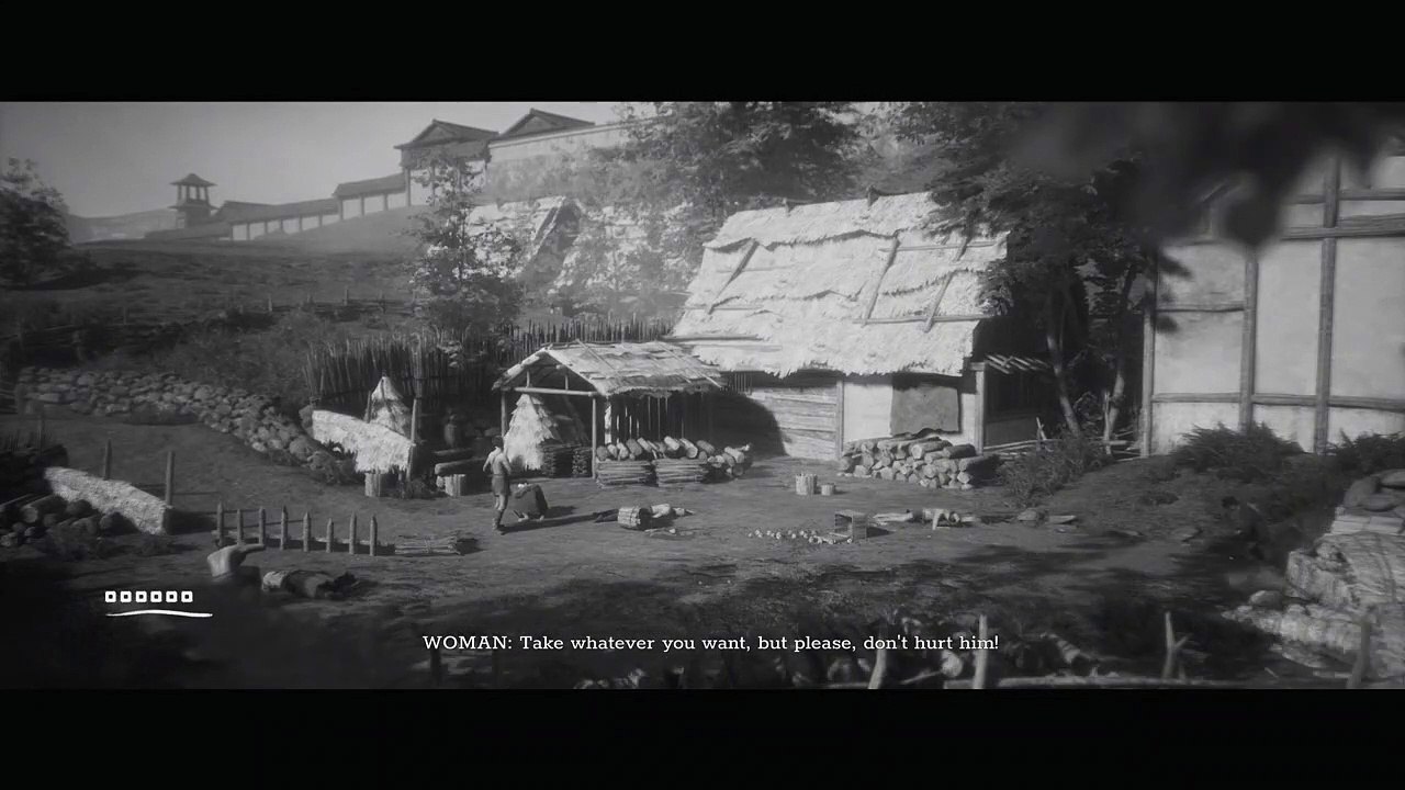 Trek to Yomi - Chapter 1 Repel The Attack Interact with Civilians (Talk to Woman) Bo Shuriken XSX