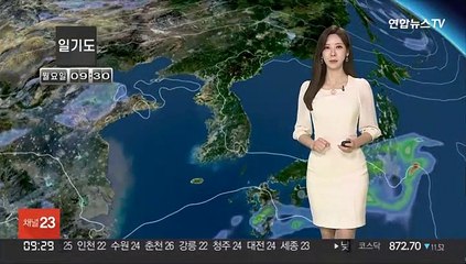 Скачать видео: [날씨] 대체로 맑고 공기질 깨끗…중부 초여름 더위