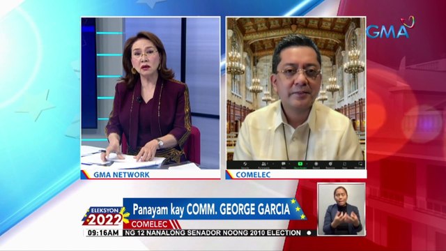 Panayam kay Comelec Comm. George Garcia tungkol sa aberya sa VCMs sa ilang lugar | Eleksyon 2022