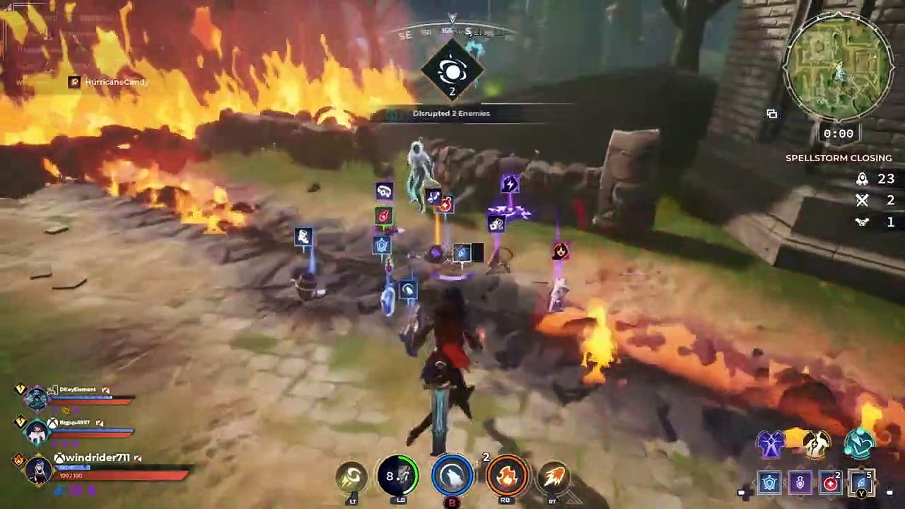 Spellbreak BR Gameplay: Squad Match - Way of the Wolf