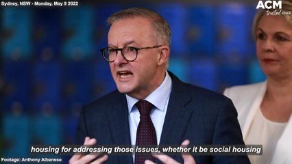 Anthony Albanese addresses "fiery" leaders' debate with Scott Morrison | May 9 2022 | Canberra Times