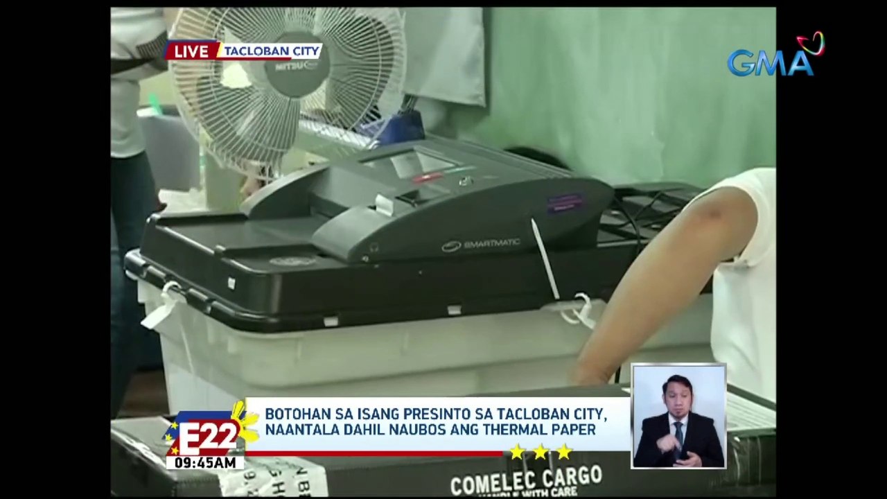 Botohan sa isang presinto sa Tacloban City, naantala dahil naubos ang ...