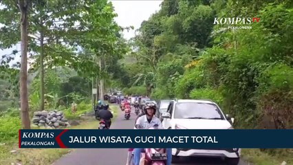 Jalur Wisata Guci Tegal Macet Hingga 3 Kilometer