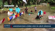 Langenan Ban Lomba Unik Isi Libur Lebaran