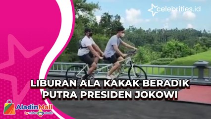 Liburan Ala Kakak Beradik Putra Presiden Jokowi