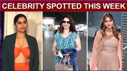 Celebrity Spotted This Week | Sai Tamhankar, Madhuri Dixit And Many More