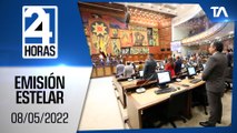 Noticias Ecuador: Noticiero 24 Horas 08/05/2022 (Emisión Dominical - Estelar)