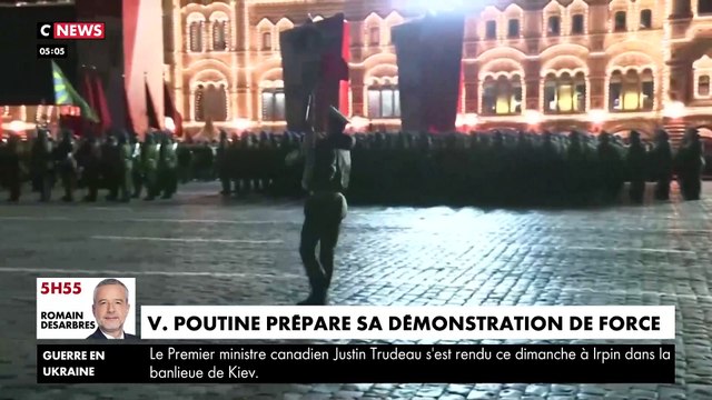 Le défilé de ce matin va célébrer la victoire sur l’Allemagne nazie en 1945, une démonstration de force afin de galvaniser ses troupes à la peine en Ukraine
