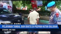 Polres Situbondo Sediakan Layanan Tambal Ban Gratis Selama Operasi Ketupat