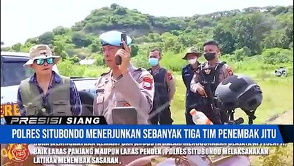 Polres Situbondo Jamin  Keamanan Mudik 2022 dengan Terjunkan Sniper di Kawasan  Hutan Baluran Situbondo