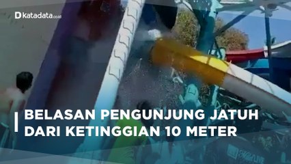 Kronologi Perosotan Kolam Renang Kenjeran Park Roboh | Katadata Indonesia